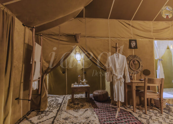 QUADRUPLE SEPARATE OCCUPANCY TENT